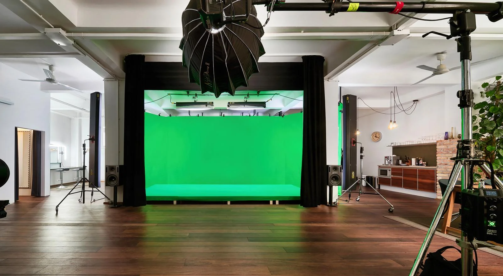 ContentBude Fotostudio Greenscreen-Setup
