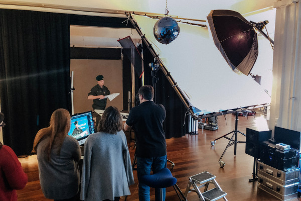 Alexander Haiden beim Shooting