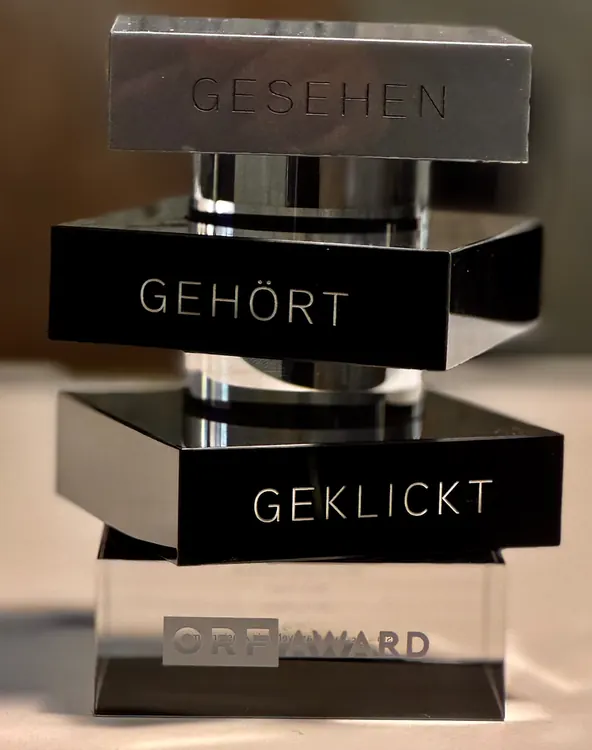 ORF-Award-Trophäe